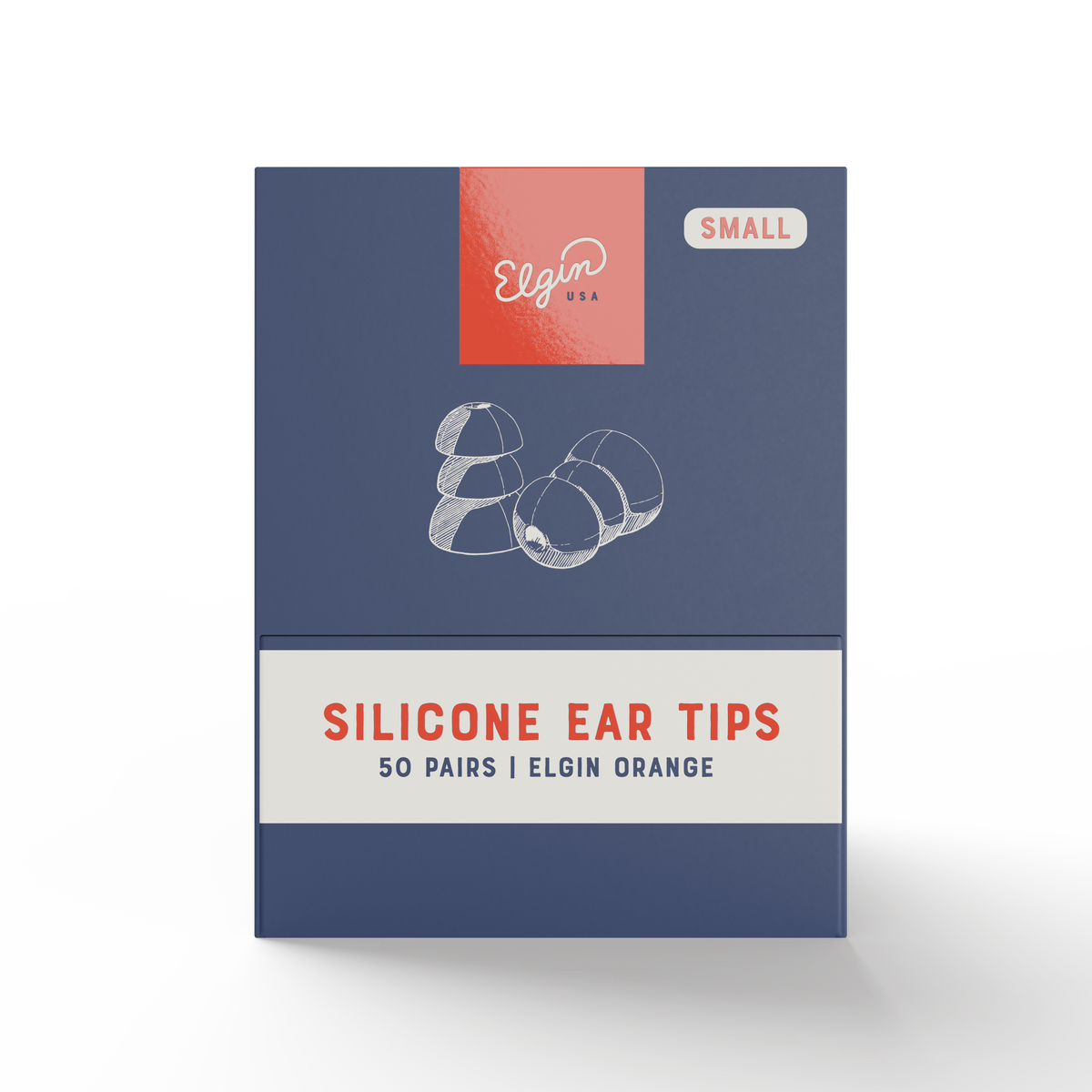 Silicone Replacement Ear Tips Bulk Pack Elgin® USA